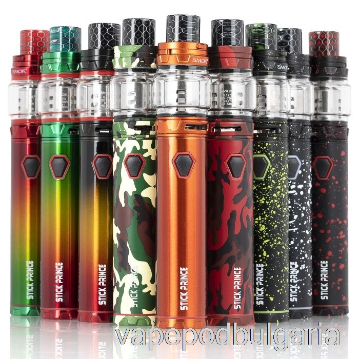 Vape Течности Smok Stick Princ Kit - Pen-style Tfv12 Princ White